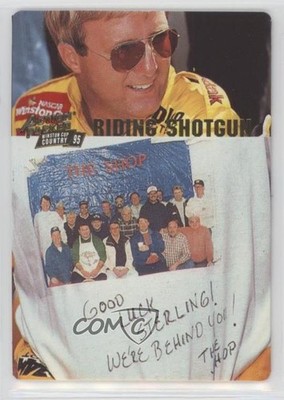 1995 Action Packed Winston Cup Country Riding Shotgun Sterling Marlin #10 0s5