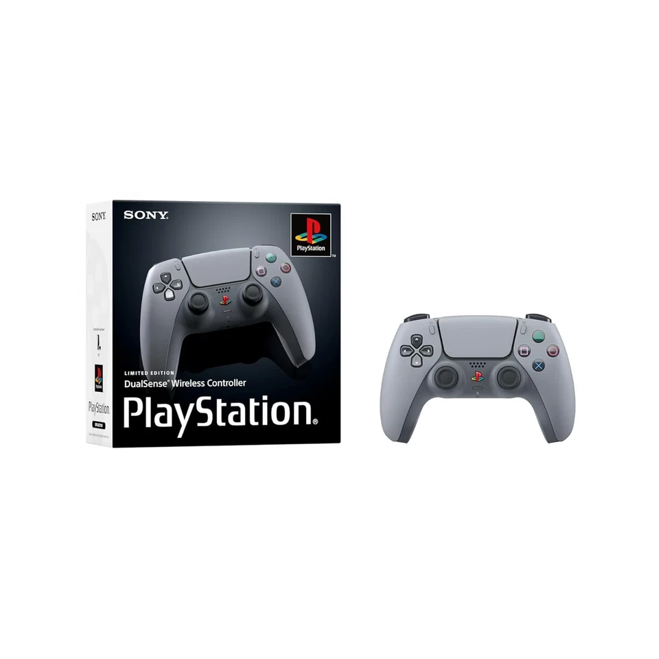 New PlayStation 5 DualSense Wireless Controller Grey 30th Anniversary - Image 3 of 3