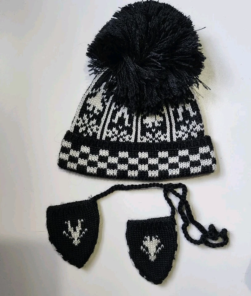 ПРИЯТНАЯ КОМПАНИЯ Кирстен ручной вязки зимние шерстяные свитер, шляпа и варежки  - Изображение 3 из 4