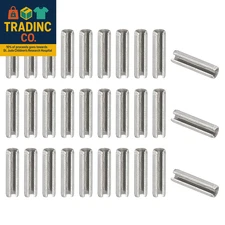 Slotted Spring Pin, 50 Pcs 5/64" X 5/16" (2.2Mm X 8Mm) 304 Stainless Steel Split