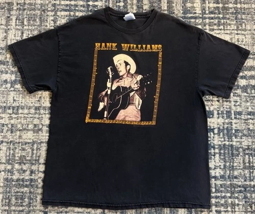 Vintage 2000 Hank Williams T Shirt Sz XL Country Music Honky 2000s vintage concert t-shirt, vintage, size XL, single stitch, B+ condition