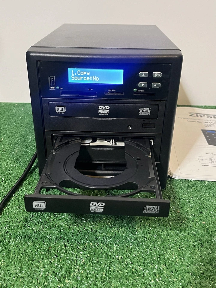 PF2-DVD ZipSpin Pro Flash USB/Tarjeta de Memoria Duplicador Sistema de Respaldo CD121 D121-LS Foto 3 de 4