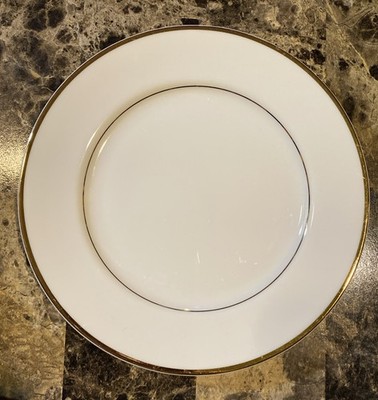 Royal Gallery 7.5'' Plate, White Gold Trim , Set Of 6