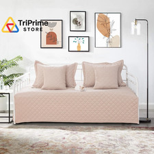 5 Piece Daybed Cover Set Twin Daybed Bedding Sets for All Season Lightweight Day