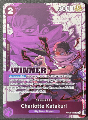 Charlotte Katakuri Winner Pack 2025 Vol. 3 One Piece Promo Card OP08-062