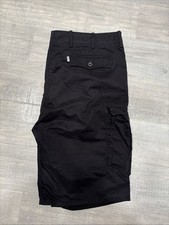 40 Levi's Men's Cargo Carrier Shorts Multi Pocket Shorts Color Black - Returns