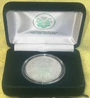 1995 AMERICAN EAGLE SILVER DOLLAR  1 OZ SILVER UNCIRCULATED WITH COA US MINT