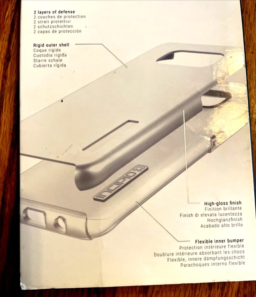 Funda INCIPO Doble Capa para Samsung GALAXY S8+ Blanco Brillo Rígido Carcasa Exterior Foto 3 de 4