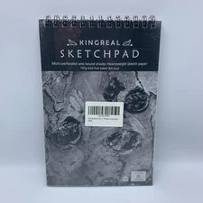 Kingreal Sketch Pad for Drawing 50 Sheets Practice Sketch Book 7 x 10 in NEW