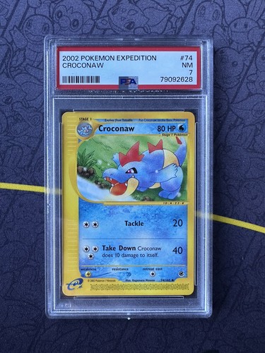 Croconaw graded PSA 7 for sale on eBay