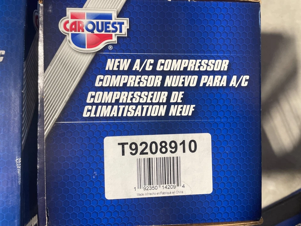 Carquest Premium T9208910 Novo Compressor A/C com Embreagem, Modelo DKS17D - Imagem 2 de 2