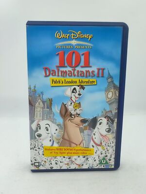 Walt Disney - 101 Dalmatians II, Patch's London Adventure VHS Tape