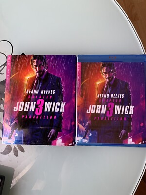 John Wick Chapter 3 Parabellum Blu-ray + DVD + Digital with Slipcover