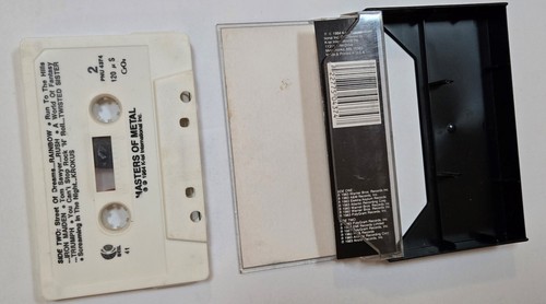 MASTERS OF METAL K-Tel Compilation 1984 Cassette Tape CrO2 - Bild 2 von 3