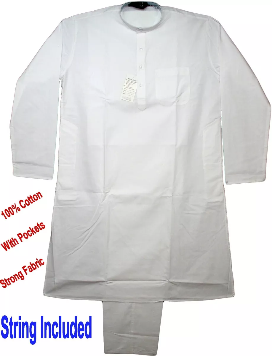 White cotton cloth online for kurta pajama