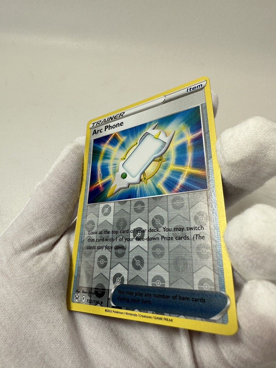 Arc Phone - Reverse Holo - 152/196 Pokemon TCG Card Lost Origin NM