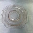 1 Indiana Glass Pink Small 5 3/4" Dessert Plate  Madrid Depression