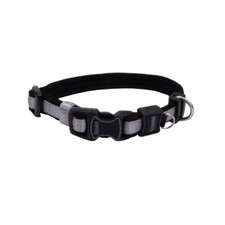 Coastal Inspire Adjustable Black  Silver Dog Collar Large 18  -26  NWT