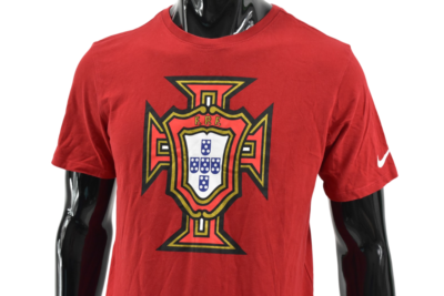 Nike TEE FPF Portugal Crest Football Jersey SS Shirt SIZE M