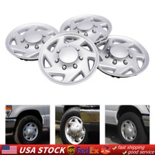 4pcs Silver Hub Caps Rim Simulators For Ford E250 E350 E450 Econoline 1999-2018