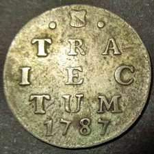 COA Silver 1787 Colonial Old Dutch Colonial New York Dime Utrecht Mint Lion Dime