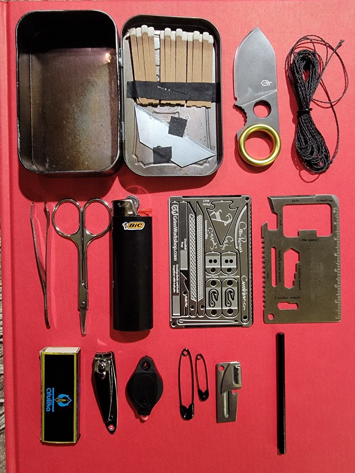 Survival Wallet Kit/Bushcraft Wallet Kit/Survival Credit Size Cards & More!