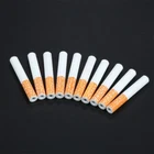 10pcs 55mm Cigarette Shape Metal Herb Tobacco Pipe Smoking Accessories