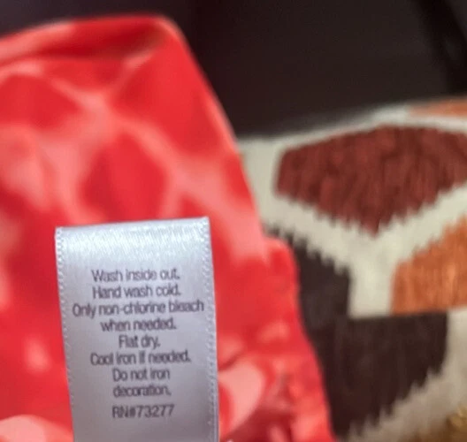 Jennifer Lopez - Orange Chiffon Top Sz M - Image 4 of 4