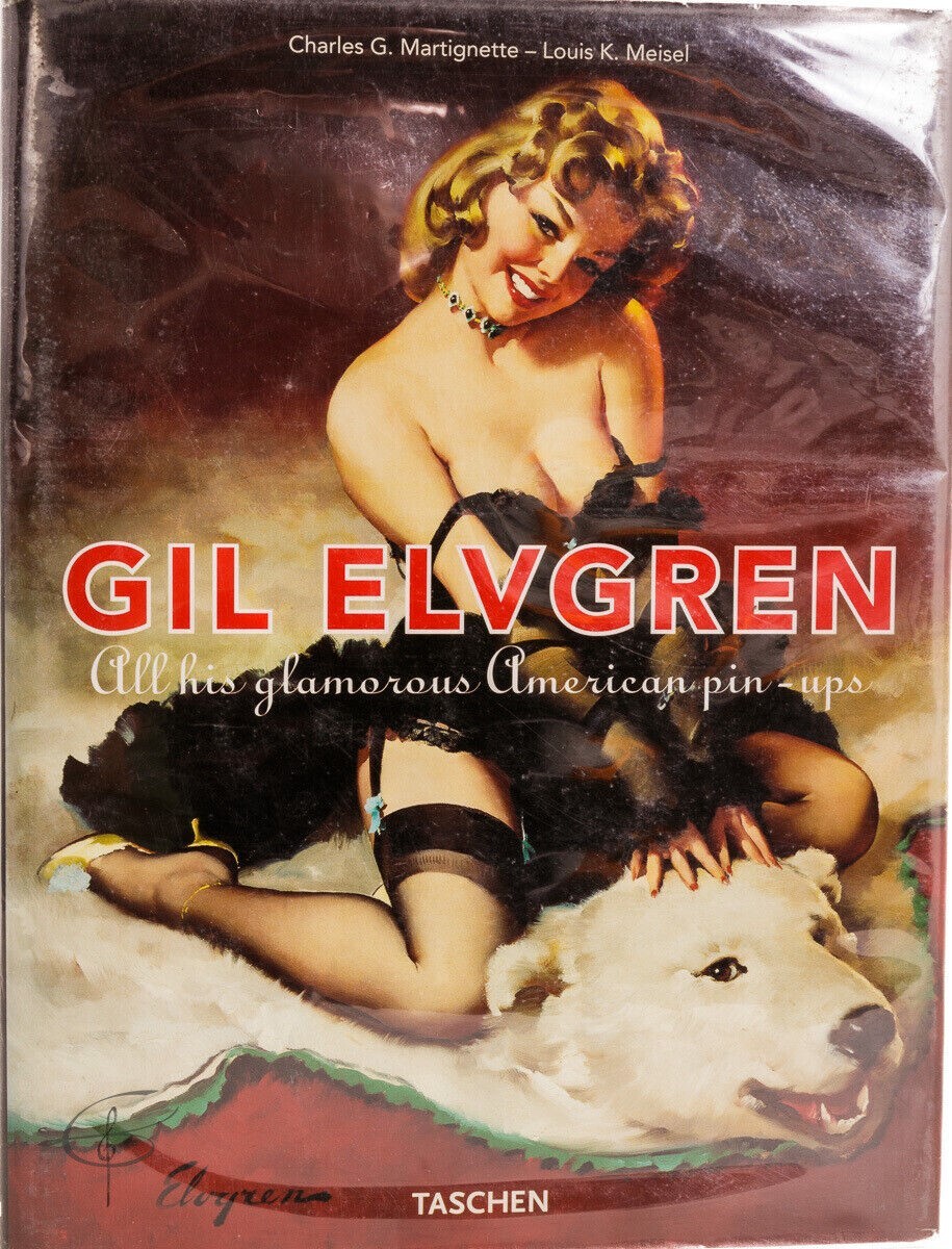 Gil Elvgren: All His Glamorous American Pin-Ups Hardcover VG