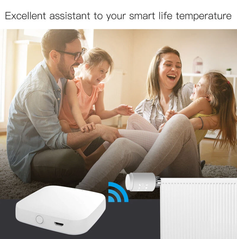 Tuya ZigBee3.0 Smart Radiator Thermostat Valve Program Alexa Google Home |  eBay