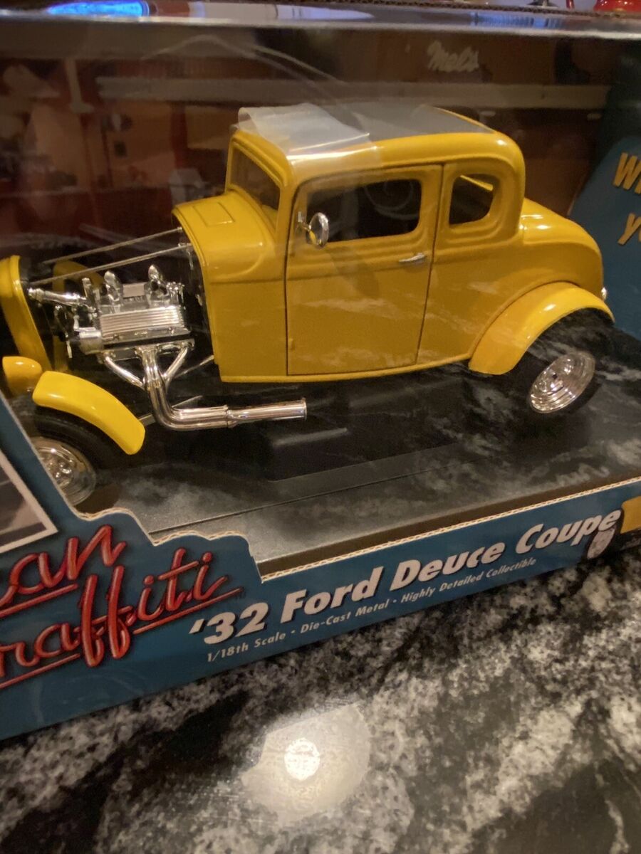 Ertl American Graffiti '32 Ford Deuce Coupe 1:18 Scale Dye Ertl American Graffiti '32 Ford Deuce Coupe 1:18 Scale Dye