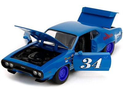 スーパーブランド 5.7 toymod 1972 PLYMOUTH GTX #34 BLUE 1/24 DIECAST MODEL CAR BY JADA 35218 | eBay