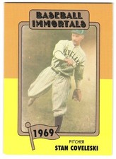 Stan Coveleski 1980 SSPC Baseball Immortals Trading Card # 112
