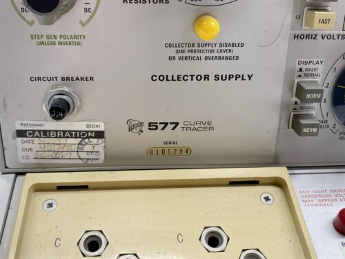 Tektronix 577 Transistor Kurven-Tracer mit 177 Standard-Prüfvorrichtung TEILE - Bild 4 von 9
