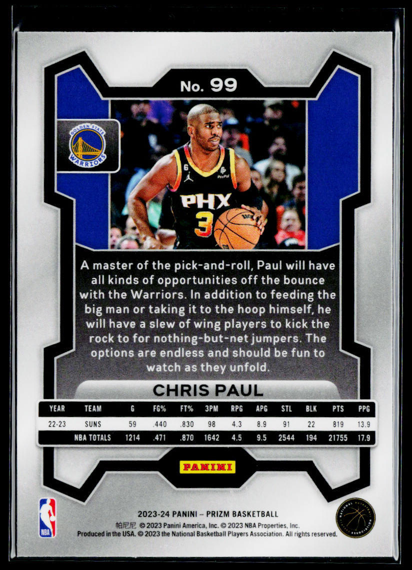 2023-24 Panini Prizm #99 Chris Paul | eBay