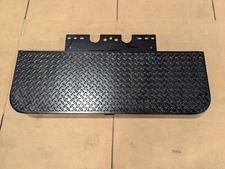 BAD BOY BUGGIES / TEXTRON FOOT PLATE / FOOTREST WITH HITCH BLACK