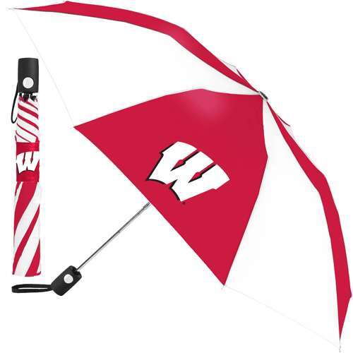 Wisconsin Badgers Umbrella - Auto Folding - Picture 1 of 1