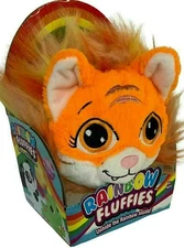 Rainbow Fluffies TIGER 12" Plush Toy Unhide The Rainbow Inside ~ Brand New 
