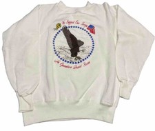 Vintage Operation Desert Storm Sweatshirt Crewneck Size M 1991 90s Made USA F2