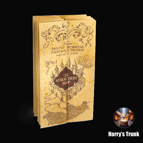 Harry Potter Noble Collection Marauder's Map & Map Display Case - Brand New - 第 7/7 張圖片