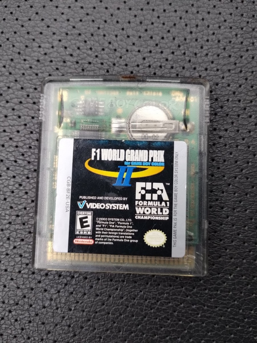 F1 World Grand Prix II 2 - NINTENDO Game Boy COLOR Video F1 World Grand Prix II 2 - NINTENDO Game Boy COLOR Video