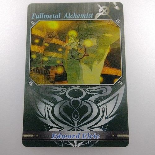 Fullmetal Alchemist Trading card " Edward " Lenticular 2003 MORINAGA TCG Japan - Picture 4 of 14