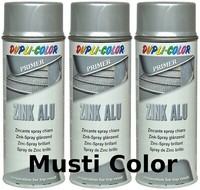 3X Grundierung Zinkspray Zinkfarbe Korrosionsschutz Rostschutz Spray Zink Grau