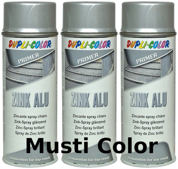 3X Grundierung Zinkspray Zinkfarbe Korrosionsschutz Rostschutz Spray Zink Grau-image