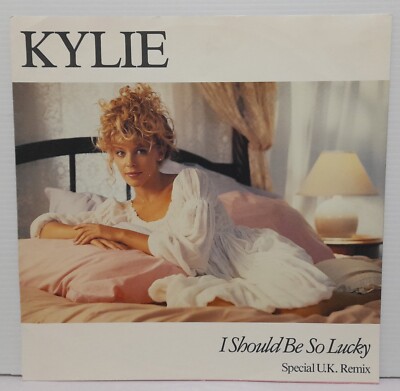 KYLIE MINOGUE - 12 INCH SINGLE - I SHOULD BE SO LUCKY - SPECIAL