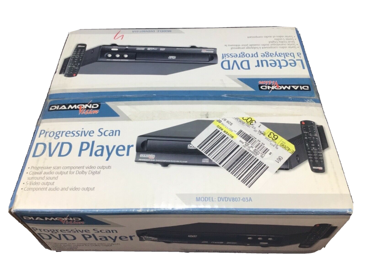 Diamond Vision Progressive Scan DVD Player With Remote