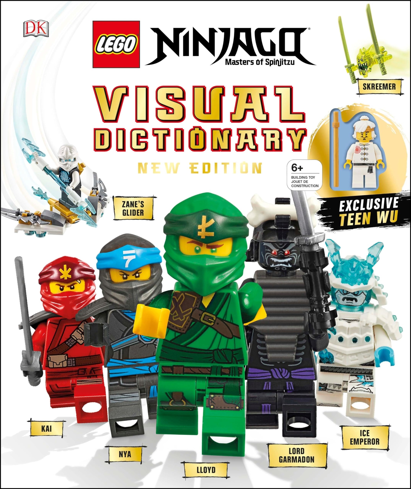 LEGO NINJAGO Visual Dictionary, New Edition: With Exclusive Teen Wu Minifigu...
