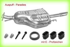 Endschalldämpfer für Opel Astra G 1.6 & 1.6 16V Stufenheck T98/NB bis 09/03 +Kit