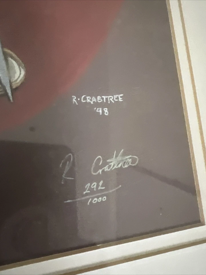 Star Trek Captain Jean-Luc Picard Print By Richard Crabtree Signed And Numbered - Image 2 of 4