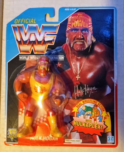 Hasbro WWF WWE Hulk Hogan Hulk Rules 1990 hulkaple...